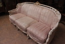 style Sofa in paint wood, France 1900