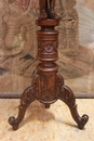 Breton style Pedestal in Oak, France 1900