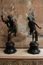 style Bronze in Bronze and marble, France 19th century