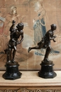 style Bronze in Bronze and marble, France 19th century