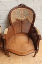 Louis XVI style Seats in Walnut, France 19th century
