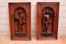 Renaissance style Wall panels in Walnut, France 19th century