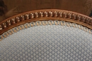 Louis XVI style Arm chairs in gilt wood, France 19th century