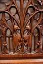 Gothic style Seats in Oak, France 19th century