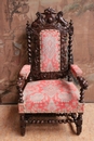 Hunt style Arm chairs in Oak, France 19th century