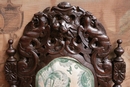 Hunt style Arm chairs in Oak, France 19th century