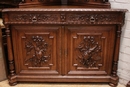 Hunt style Corner cabinets in Oak, France 19th century