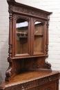 Hunt style Corner cabinets in Oak, France 19th century