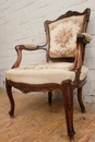 Louis XV style in Walnut, France 1900