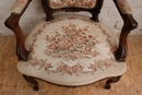 Louis XV style in Walnut, France 1900