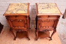 Louis XV style Nightstands in Walnut, France 19th century