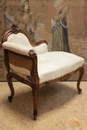 Louis XV style Benches in Walnut, France 19th century