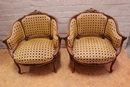 Louis XV style Marquises in Walnut, France 19th century