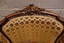 Louis XV style Marquises in Walnut, France 19th century