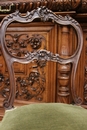 Louis XV style Chairs in Walnut, France 19th century