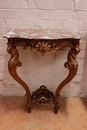 Louis XV style Wall consoles in Walnut, France 19th century