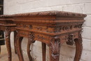 Louis XV/hunt style style End tables in Oak, France 19th century