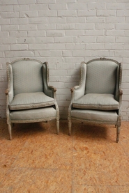 Pair Louis XVI Bergeres