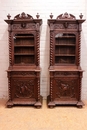 Hunt style Cabinets in Oak, France 19th century