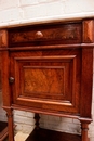 style Nightstands in Walnut, Belgium 1900