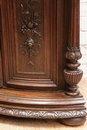 Hunt style Corner cabinets in Oak, France 19th century