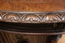 Hunt style Corner cabinets in Oak, France 19th century