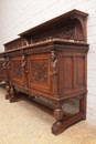 Renaissance style Servers in Walnut, France 1900