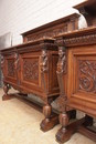 Renaissance style Servers in Walnut, France 1900