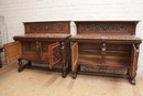 Renaissance style Servers in Walnut, France 1900