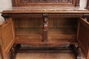 Renaissance style Servers in Walnut, France 1900