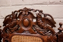 Hunt style Arm chairs in Oak, France 19th century