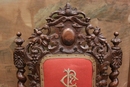 Hunt style Arm chairs in Oak, France 19th century