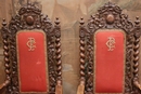 Hunt style Arm chairs in Oak, France 19th century