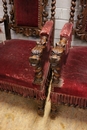 Hunt style Seats in Oak, France 19th century