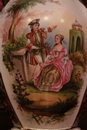 Romantic style Vases in Porecelain , France 19th century