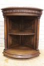 Renaissance style Corner cabinets in Walnut, France 19th century