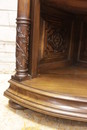 Renaissance style Corner cabinets in Walnut, France 19th century