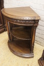 Renaissance style Corner cabinets in Walnut, France 19th century