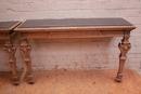 Regency style Consoles in Oak, France 19th century