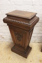 Renaissance style Pedestals in Walnut, France 19th century