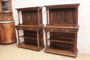 Renaissance style Servers in Walnut, France 19th century