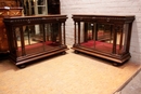 Renaissance style Display cabinets in Walnut, France 19th century