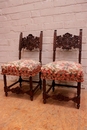 Renaissance style Chairs in Walnut, France 19th century