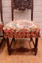 Renaissance style Chairs in Walnut, France 19th century