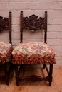 Renaissance style Chairs in Walnut, France 19th century