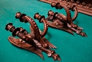 Renaissance style Wall sconces in Walnut, France 19th century