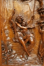 Renaissance style Romantic wall panels in Walnut, France 19th century