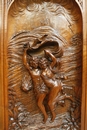 Renaissance style Romantic wall panels in Walnut, France 19th century