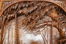 Renaissance style Romantic wall panels in Walnut, France 19th century