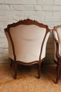 Louis XV style Seats in Walnut, France 19th century